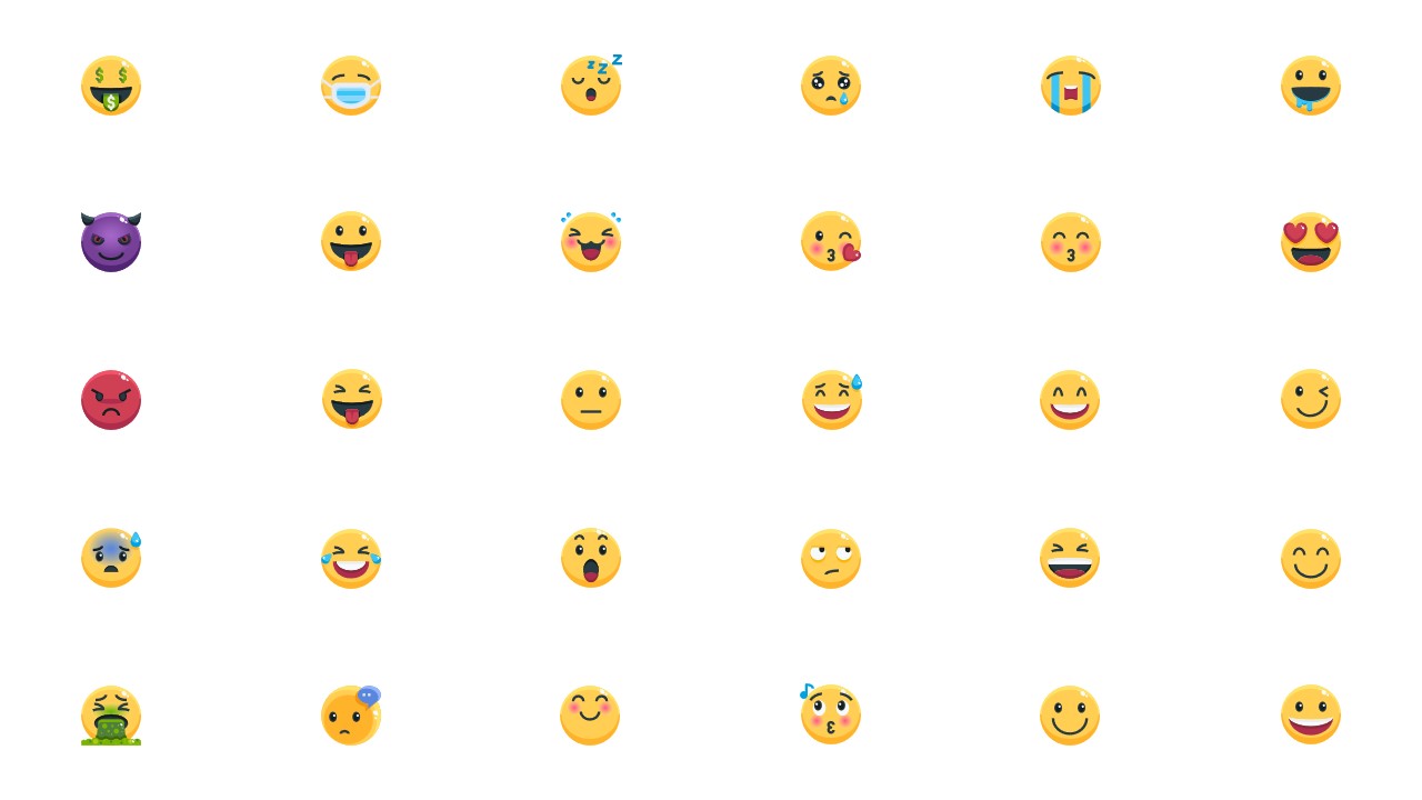 Powerpoint Emoji Biểu cảm 01